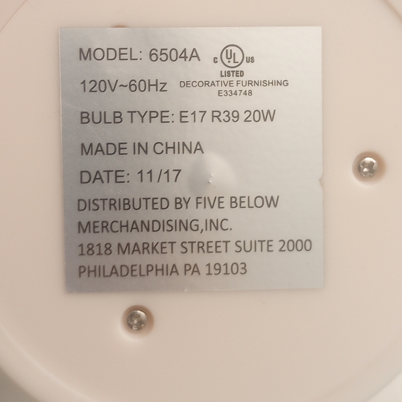 Pink Glitter Rocket Lava Lamp - Picture 5 of 7